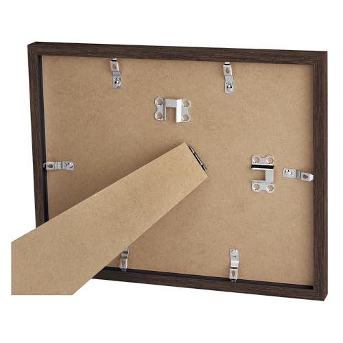 Image of upsimples Certificate Frame, 8.5 by 11 Diploma Frames, 1 Pack, Brown