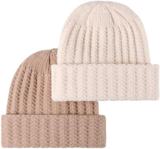 Versatile Thickened Women's Knitted Hat Warm Casual Woolen
