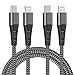 Produktbild USB C Lightning Kabel 1M 2Pack MFi Zertifiziert, iPhone Ladekabel USB C Lightning Ladekabel Nylon Schnellladekabel iPhone Kabel USB C für Apple iPhone 14 Pro Max/14 Plus/13 Pro/12 Mini/11 Pro/XS/XR/8