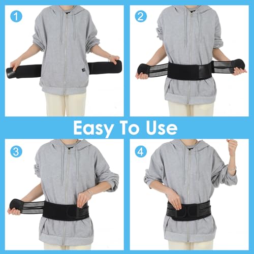Faja lumbar ajustable para apoyo de cadera y dolor lumbar talla L miniatura 4