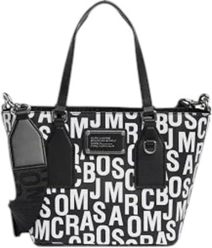 Marc Jacobs Bolsa pequena da marca registrada, Preto/branco., Small