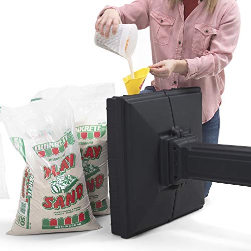 Simplay3 American Home 42002R-04 Dig-Free Easy Up Classic Mailbox – Black