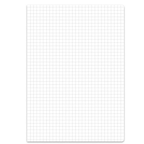 Staufen premio Ringbucheinlagen - 5 Blöcke je 50 Blatt, DIN A4, Lineatur 22 (5 mm kariert), 4-fach Lochung, 90 g/m² Recyclingpapier