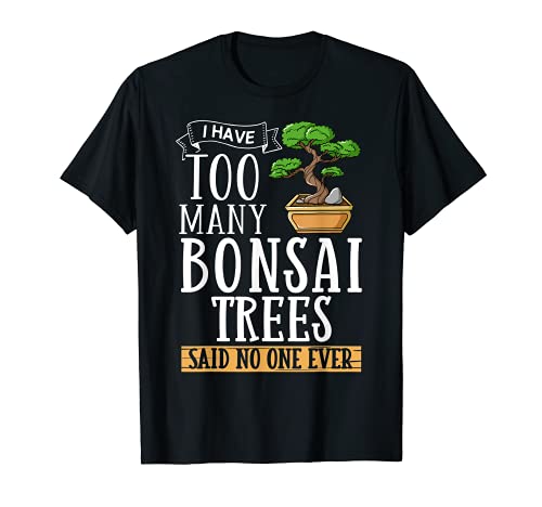Bonsai Baum Pflanze Indoor Garten Japanisch T-Shirt