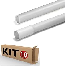 RK Rigid Hose 16 mm for Electrical Systems Cable Passage 2 m Kit 20 m 10 Pieces Quick Coupling