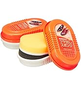 [コロンブス] 両面使えて簡単・便利な靴磨きスポンジ ダブルシャイン2個パック ムショク Free