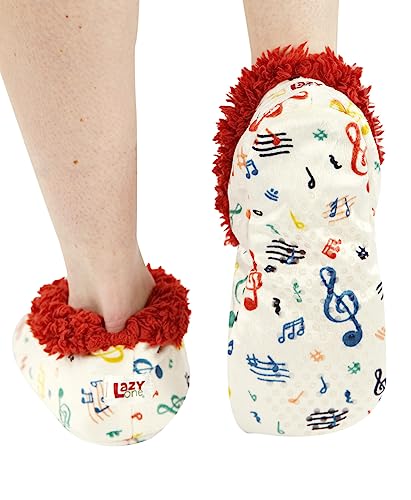 Image of Lazy One Fuzzy Feet Slippers for Women, Cute Fleece-Lined House Slippers, Cute Slipper Socks