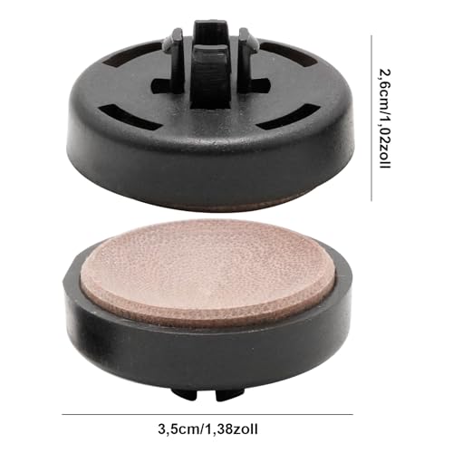 Hoypeyfiy 1860601 2 Stück Bremsbacken für Antischlingerkupplung, Ersatz für Winterhoff WS3000 WS3500 MK2 MK3