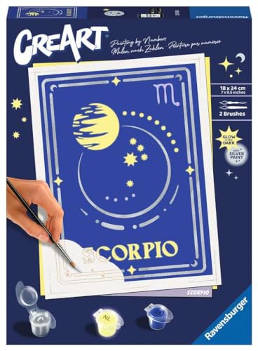 Peinture par numéros Scorpio Ravensburger 23740 idée cadeau créatif 14 ans