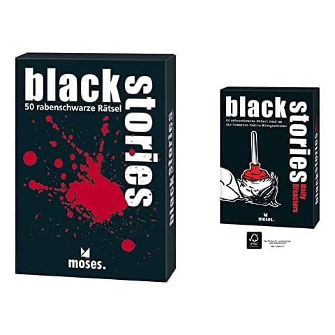 moses. Black Stories | 50 rabenschwarze Rätsel Cover