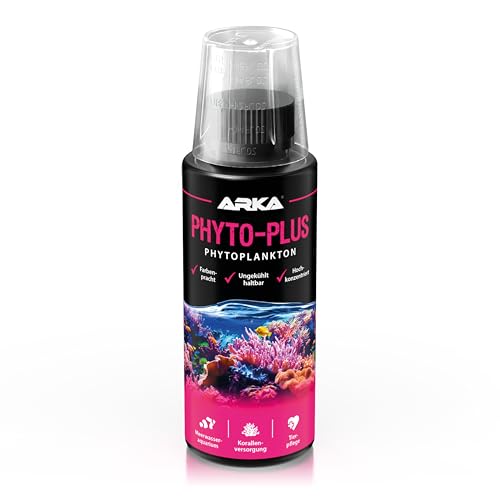 ARKA Phyto-Plus - 118 ml - Futterplankton für Korallen und Wirbellose, ungekühlt haltbar, unterstützt gesunde Ernährung in Meerwasseraquarien.