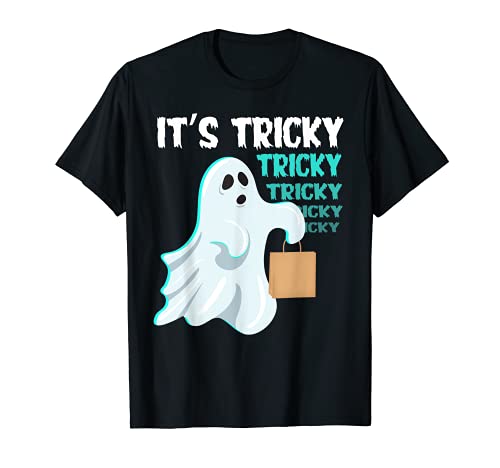 Es complicado Halloween fantasma truco o trato de Halloween Camiseta