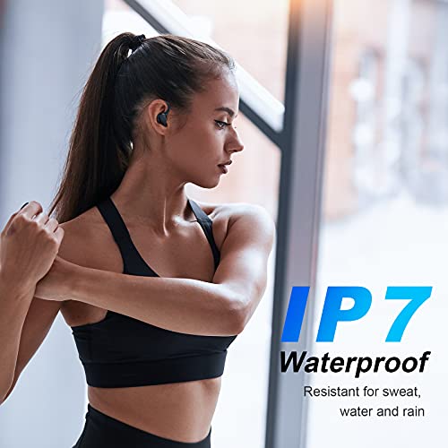 Wireless Earbuds Bluetooth Headphones, Bluetooth 5.3 Earbuds Sport Immersive Hifi Stereo Over Ear Buds, 48Hrs Earphones In Ear With Earhooks, Hd Mic, Ip7 Waterproof Headset For Workout Running [2023] #TOP6