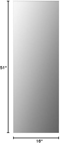 Miniatura 8 de Hasipu - Espejo de cuerpo para entero para puerta, 51 x 16 pulgadas, espejo para colgar en la puerta, para dormitorio, sala de estar y guardarropa