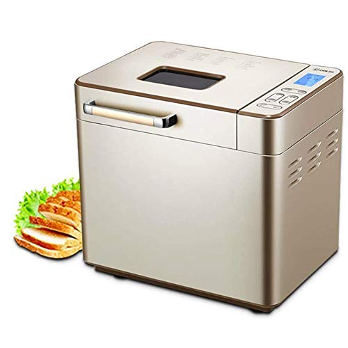 Vollautomatische kleine Brotmaschine, LCD-Touchscreen-Steuerung, 25 Funktionsmenüs, 13-Stunden-Termin, 3D-Backen, für Küchenköche,