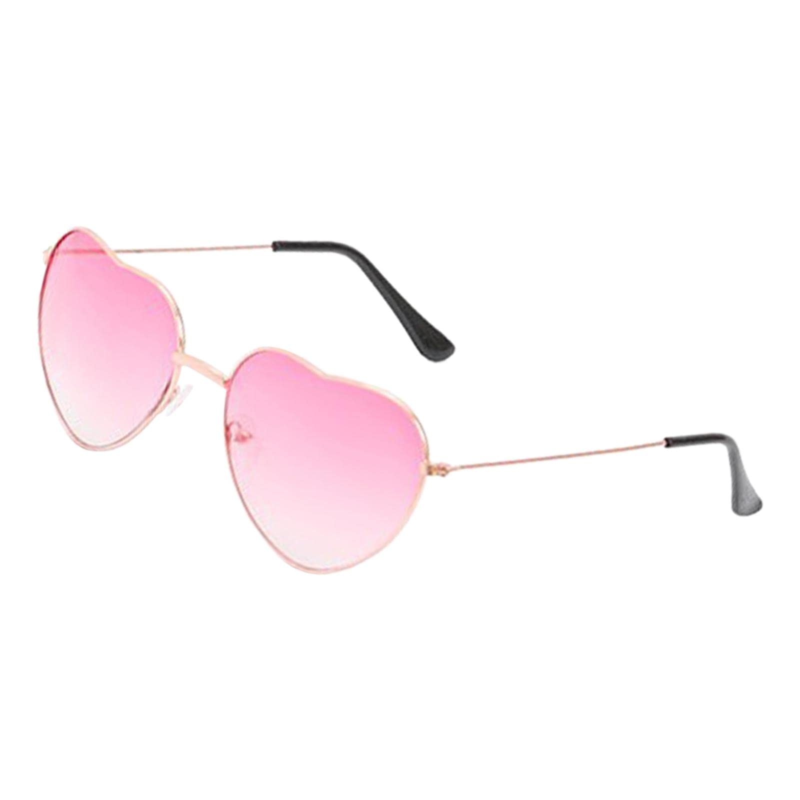 Love Heart Shaped Sunglasses Women A b Shades Eyewear 400 pink-image-28