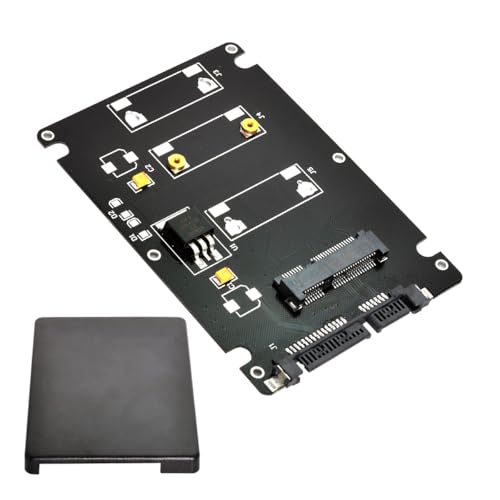 Adaptador mSATA 50Pin a SATA 3.0 2.5" 6Gbps miniatura 1