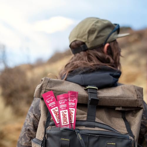 Image of Chomps Grass-Fed and Finished Spicy Habanero Beef Jerky Snack Sticks 10-Pack - Keto, Paleo, Whole30, 10g Lean Meat Protein, Gluten-Free, Zero Sugar Food, Non-GMO