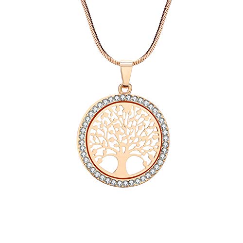 Cristal Redondo Pequeño Colgante Collar Oro Plata Elegante Dama Joyería Regalo Venta Directa 1 UNIDS Attractive and Professional