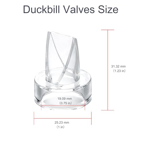 Pack de 6 válvulas de silicona para extractor de leche miniatura 2