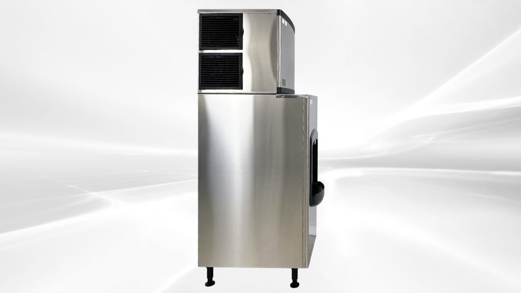 Commercial Ice Maker Hotel Ice Maker With Large Dispenser- 350 Lb/Per Day Nsf Certified Hd-130b on Fridge.com - View 5