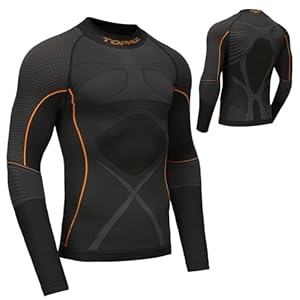 Skiing Base Layer Has Good Perspiration More Suitable for Sports Thermal Base Layerski Base Layer Mens is Designed for Sports (XL, Black)