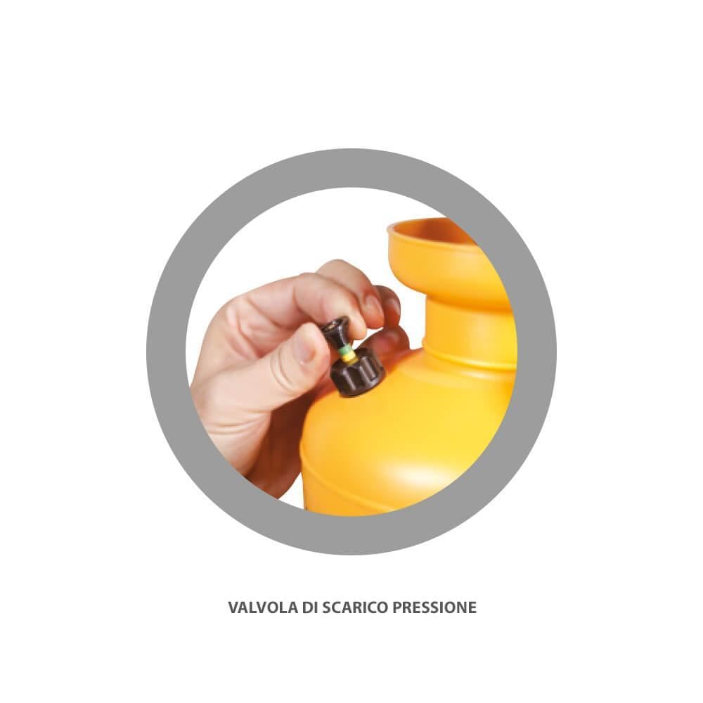 Volpi 3350C - Spruzzatore a Compressione, Colore: Giallo