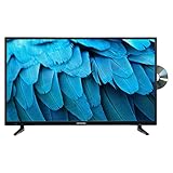 DVD-Player inklusive: Der im TV-Gehäuse integrierte DVD-Player erlaubt es Ihnen, Filme und Serien auf DVD direkt am Fernseher wiederzugeben.