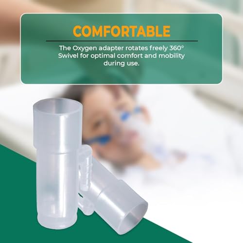 Image of Bistras Oxygen Enrichment Adapter, Oxygen Connector. CPAP Tube Adapter- 2pk