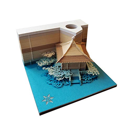 DIY Paper Art Building Block 3D Stick Notes Convenience Stickers Papers Card Craft Creative Post Notes 1Pc?160 Sheets? (8)