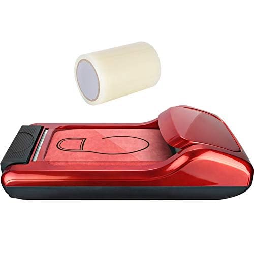 MRKU Dispensador automático de cubrezapatos, máquina portátil con cubrezapatos Impermeables para el hogar y la Oficina.