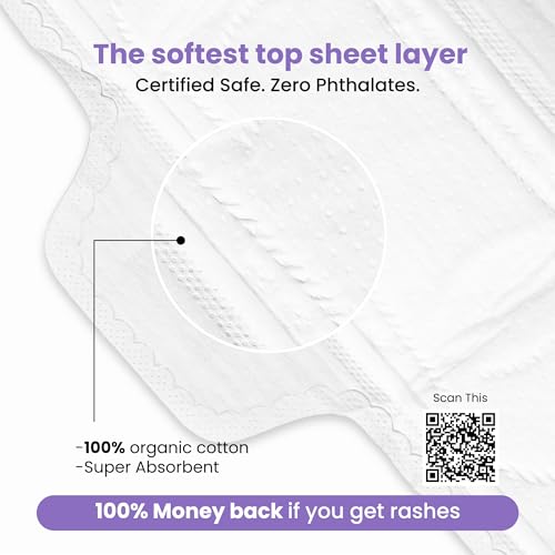 Image of Cambio Ultra Thin Sanitary Pads for Women XXL | Cotton Soft Sanitary Napkin With Disposable Pouch | LeakLock Technology | Odour Control | Absorbs upto 100% fluid | Up to 12 Hours of Protection | Rash Free | Heavy Flow - 330mm- Pack of 36 Pads | No Toxins & Paraben Free