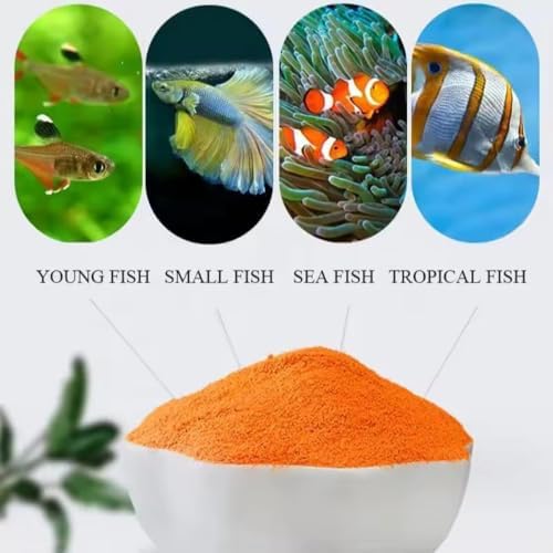AQUA DEBEAT Decapsulated Brine Shrimp Eggs Non Hatching, Feeder Included, Natural High Protein Fish Food for Fry, Tropical Fish, Corals and Marine Aquariums, Artemia Nauplii, 2.82 oz (80 g) - 3