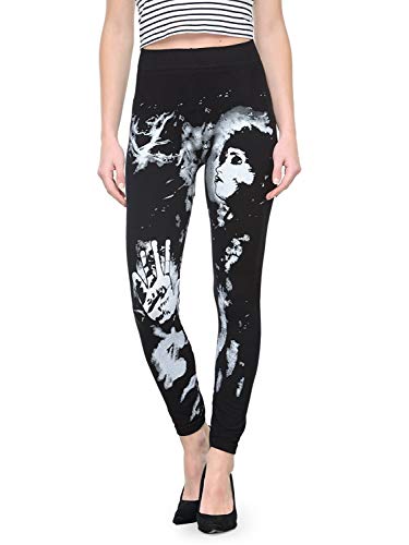 Image of Malvina Women's Skinny Fit Jegging (Mal-denim-jeg-women(faces) Black Free Size)
