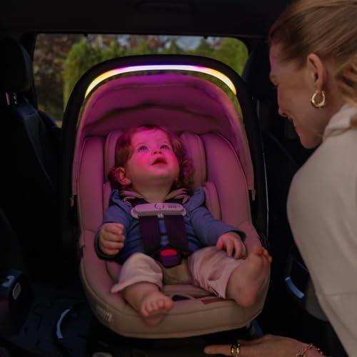 Image of Evenflo Shyft Intuiti+ Travel System Featuring Revolve180 LiteMax NXT Preemie and Infant Car Seat with SensorySoothe and Green & Gentle (Quartz)