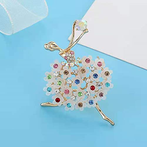Image of Animal brooch Women's Fashion Unique Crystal Rhinestone Vintage Enamel Lapel Safety Pin, Clothing Jewelry Clothing Backpack Jacket Hat Decoration DIY