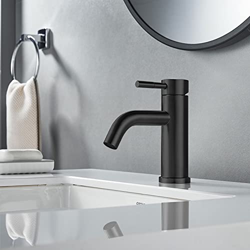 Robinet de salle de bain mitigeur à levier unique pour eau chaude et froide