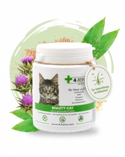4-BEINER Beauty-Cat Vitamine für Katzen & Mineralien, Katzen Vitamine