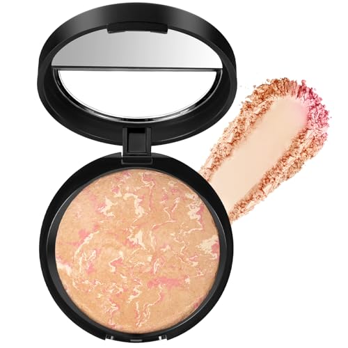 BUTBU Polvos Compactos, Polvos Compactos Matificantes, Universal Veil Translucent Finishing Powder, Minimiza Brillos, Cobertura de Ligera a Media para Todo Tipo de Pieles, Tono 01 Blanco Porcelana 15g