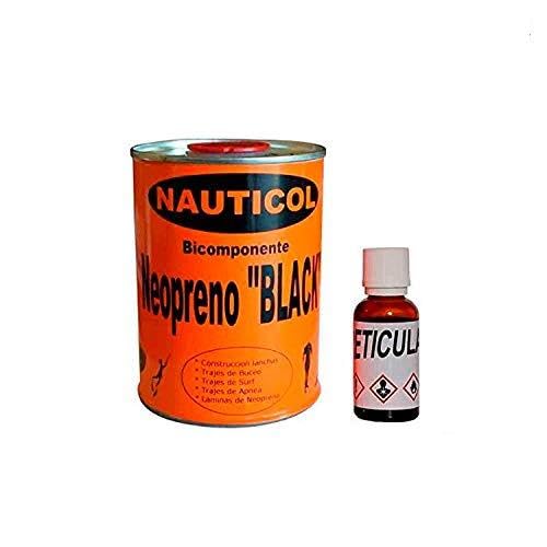 Pegamento para reparación de neopreno negro Nauticol (750 ml)
