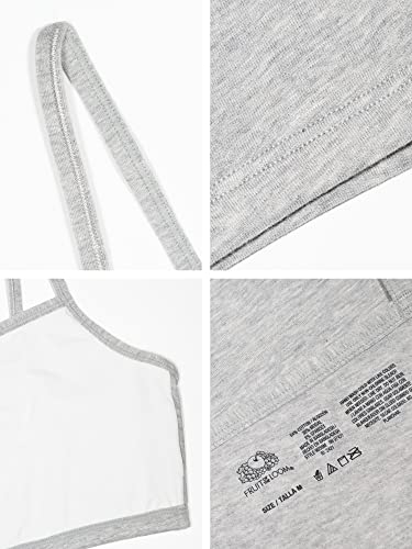 Image of Fruit of the Loom Women's Spaghetti Strap Cotton Sports Bra - All-Day Comfort & Easy Movement