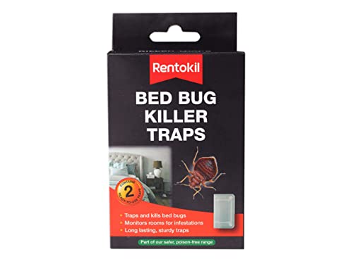 Rentokil BB01 Bed Bug Killer trappole, Nero, 15.7 x 8.8 x 3.6 cm