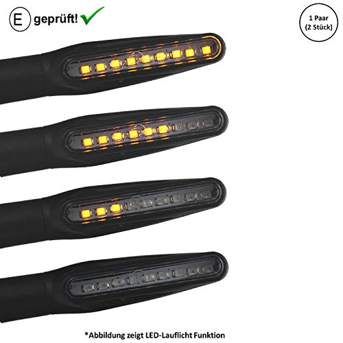 Intermitentes LED Kawasaki Vulcan S, S Sport, Light Tourer (certificado E, 2 unidades) (B7)