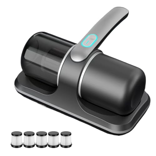 Pure Sleepy Pro Bed Vacuum Dust Mites, 2025 Upgrade 12000pa Pure Sleepy Pro Bed Vacuum, Mattress Cleaner Machine Deep Cleaner with Uv-C Light, 8,000 Vibrations Per Minute (Black)