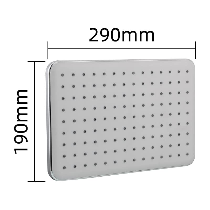 Cabezal De Ducha De Plástico Para Baño, Salida De Agua De Silicona, Cabezal De Ducha Con Rociador Superior, Cabezal Único