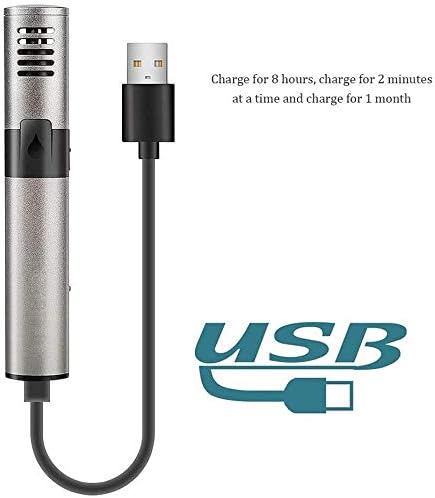 Miniatura 7 de Cortapelos para orejas y nariz, recortadora de cejas sin dolor para hombres y mujeres, recargable, fácil limpieza