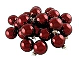 Seasons Designs Club Pack of 48 Shiny Scarlett Red Glass Ball Christmas Ornaments 2" (50mm)