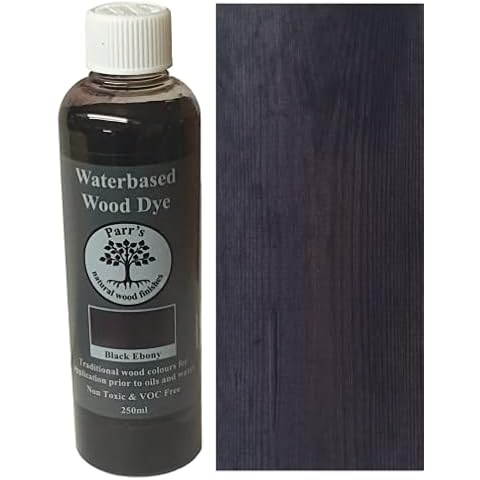 Parr's Black Ebony Water Based Wood Stain Cover