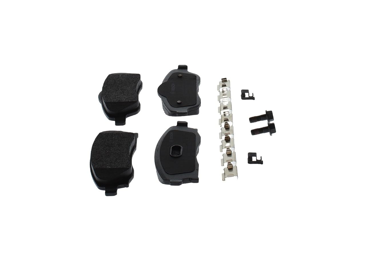 Bosch BP281 - Auto remblokken voor - Bosch kwaliteit - voor stil remmen met weinig stof - ECE-R90 gecertificeerd - kopervrij - 1 set met 4 remblokken - met accessoires