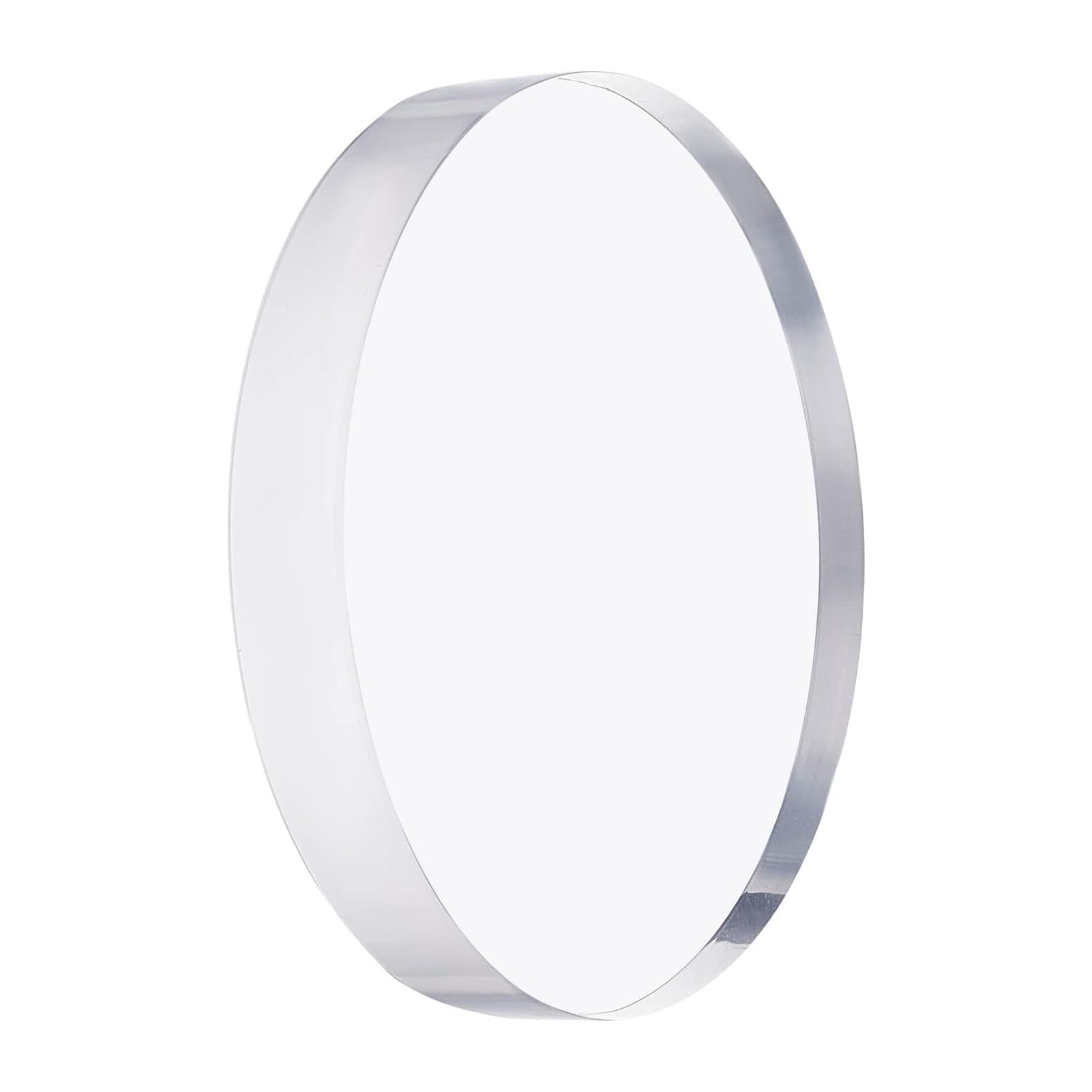 AYUWQZX Acrylic Polished Round Blocks, Acrylic Cylinder Display Block Stand Multiple Heights 2-10cm(Height 10cm)